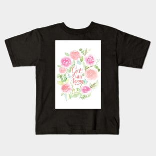 Get Well Soon Watercolor Card | Greeting Card Kids T-Shirt